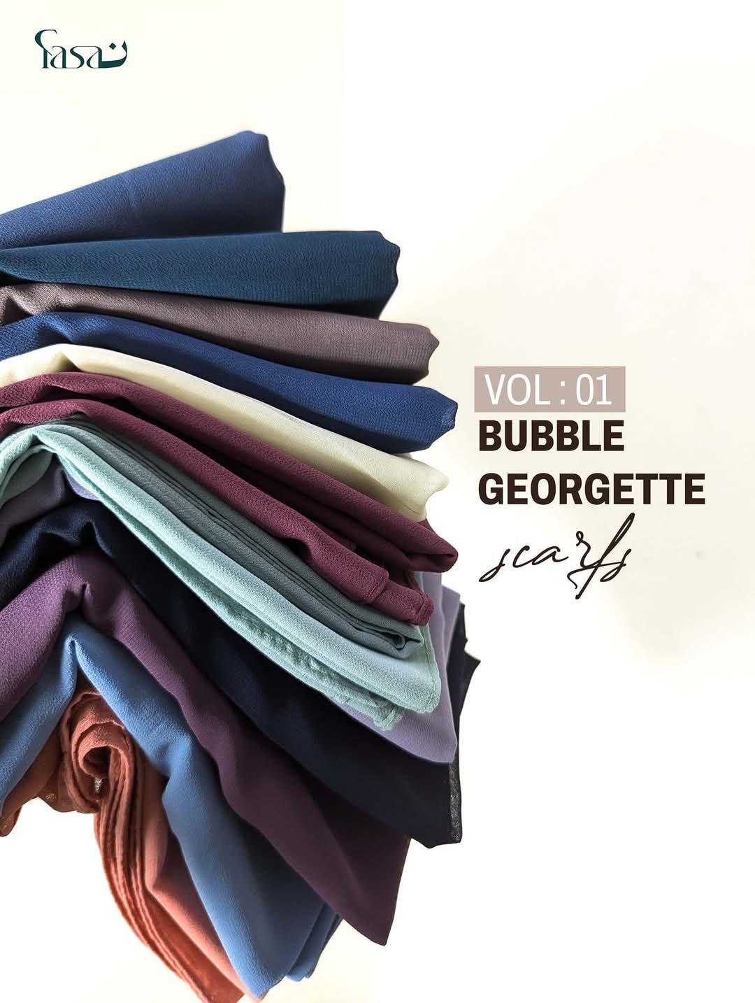 BUBBLE GEORGETTE SCARFS