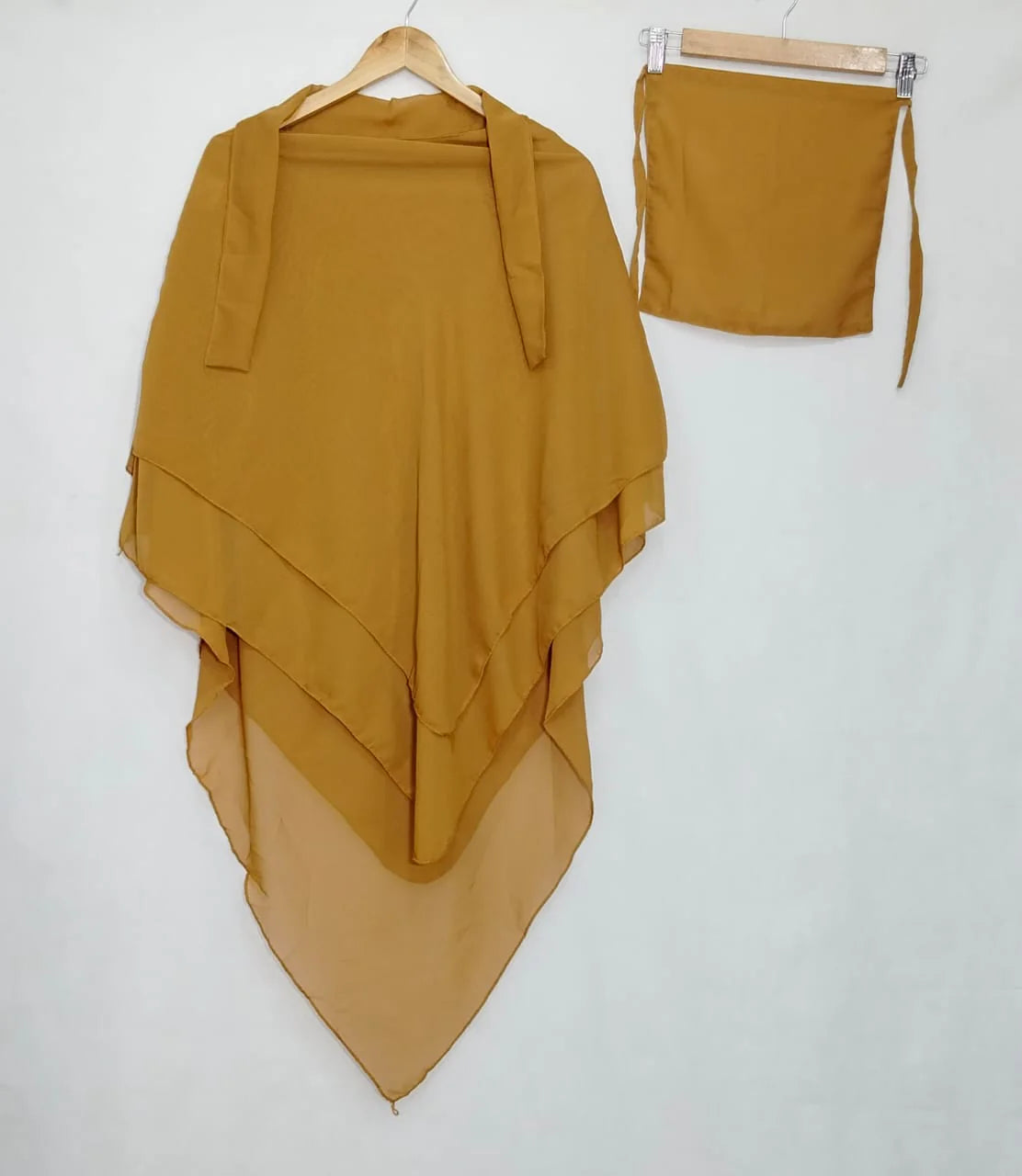 3 LAYER KHIMAR WITH NAQAB