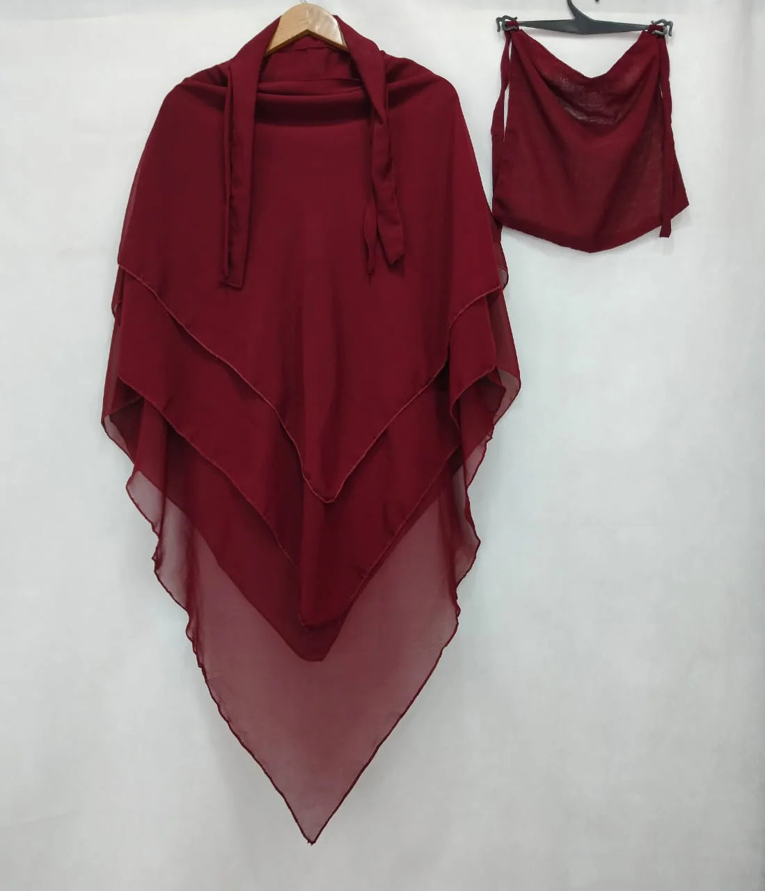 3 LAYER KHIMAR WITH NAQAB