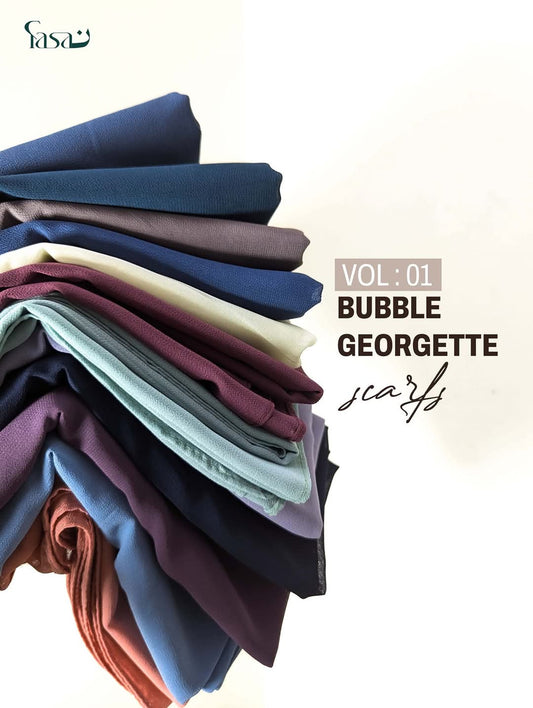 PREMIUM BUBBLE GEORGETTE SCARFS